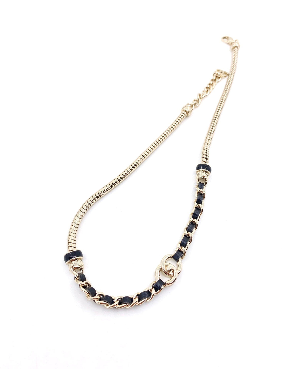 18K Chanel Rhinestone Necklace